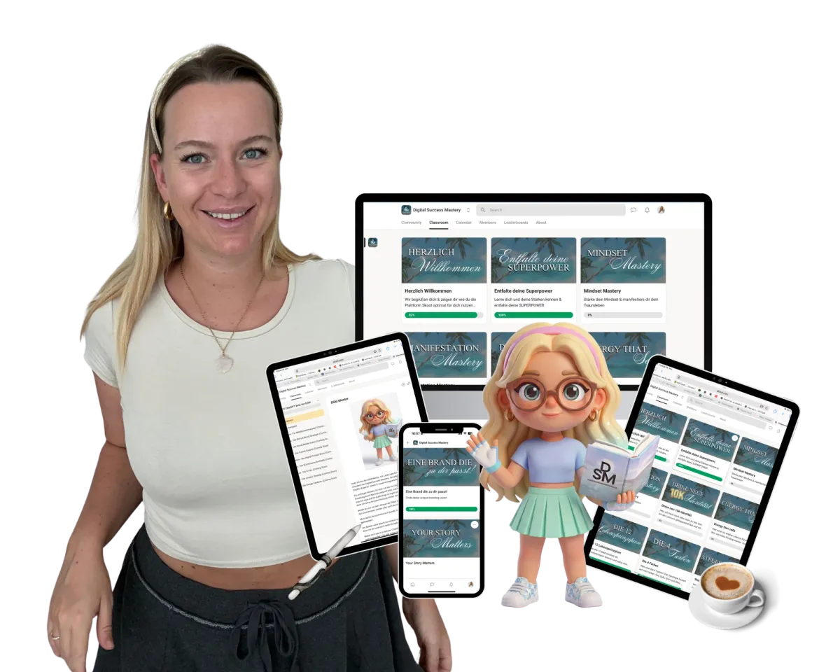 Jennifer, Gründerin von JAIV Studio, mit der Digital Success Mastery